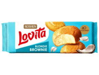 Sausainiai LOVITA ROSHEN BROWNIE, kokosų skonio, 152 g