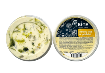 Kepti atl. silkių filė gab. majonezo ir garstyčių pad. BITE, 220 g - 2