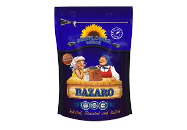 Juodos kepintos sūdytos saulėgrąžų sėklos BAZARO, 300 g