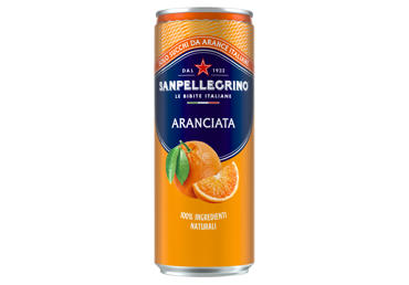 Gazuotas sulčių gėrimas SANPELLEGRINO, apelsinų skonio, 330 ml