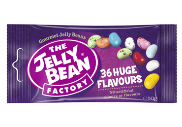 Dražė JELLY BEAN (įvairių skonių), 50 g Dražė JELLY BEAN (įvairių skonių), 50 g