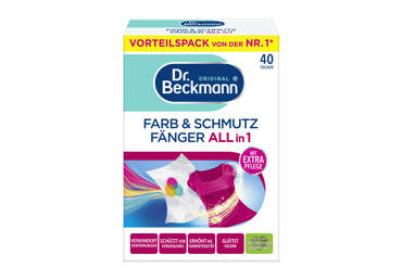 Skalbiamieji lapeliai DR. BECKMANN, 40 vnt.