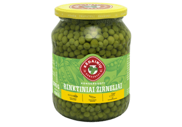 Konservuoti RINKTINIAI žirneliai, 690 g
