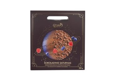 Pieninis šokoladas RŪTA su avietėmis ir mėlynėmis, 300 g
