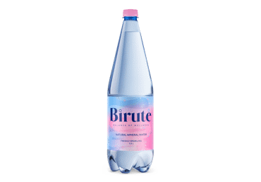 Gazuotas natūralus mineralinis vanduo BIRUTĖ, 1.5 l