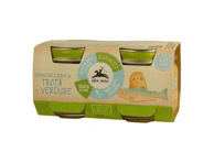 Ekologiška upėtakių ir daržovių tyrelė ALCE NERO (kūd. nuo 4 mėn.) 160 g.