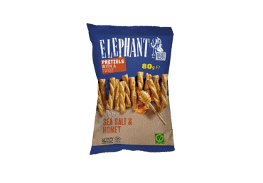 Brecelių juostelės ELEPHANT su medumi ir druska, 80 g
