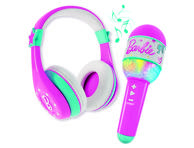 Vaikiškos ausinės ir mikrofonas BARBIE