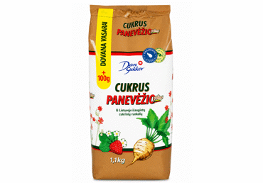 Cukrus PANEVĖŽIO PLIUS, 1.1 kg