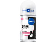 NIVEA BLACK&WHITE CLEAR rutulinis antiperspirantas moterims, 50 ml