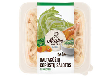 Baltagūžių kopūstų salotos su majonezu, 1 kg - 2