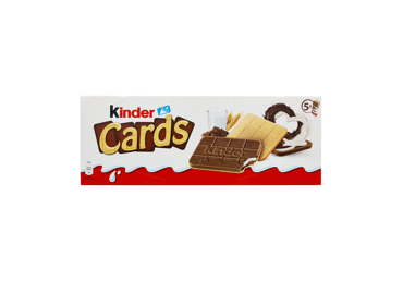 Sausainiai KINDER CARDS, 10 vnt., 128 g