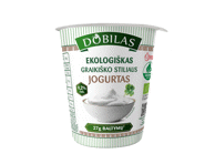 Ekologiškas graikiškas jogurtas DOBILAS, 0,2 % rieb., 300 g