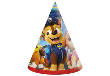 Popierinės vakarėlio kepuraitės PAW PATROL, 6 vnt.