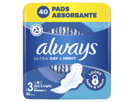 Higieniniai paketai ALWAYS UL.DAY&NIGHT MP, 40vnt