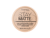 Kompaktinė pudra RIMMEL STAY MATTE, Nr. 005, SILKY BEIGE, 14 g