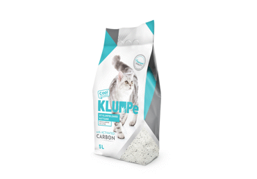 Granuliuotas balto bentonito kačių kraikas KLUMPE, 4.24 kg - 2