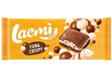 Pieninis akytasis šokoladas LACMI su ryžių traškučiais, 85 g