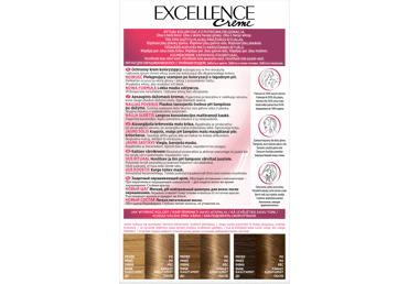 Plaukų dažai L'OREAL EXCELLENCE CREME, Nr. 7, 1 vnt. - 2