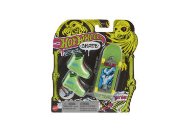 Pirštų riedlentė su neoninėmis kaukolėmis Tony Hawk HOT WHEELS - 1