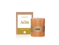 Kvepianti palmių vaško žvakė CANDLE FAMILY Ačiū, 8 cm