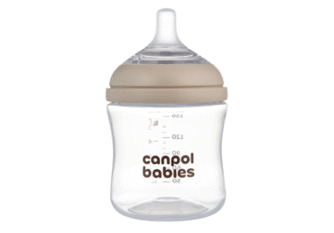 Maitinimo buteliukas su žinduku CANPOL BABIES Natural shape 35/400, 150 ml
