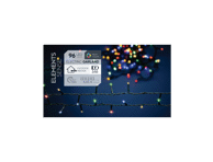 El. lauko ir vidaus girlianda, veikianti su baterijomis, 1 vnt., 96LED,spalv