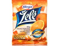 Apelsinų skonio želė KLINGAI, 80 g