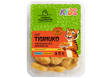 Kepti vištienos filė kepsneliai KIDS, be antibiotikų, 260 g