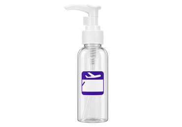 Tuščias buteliukas su dalytuvu INTERVION, 100 ml, 1 vnt.