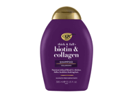 Plaukų šampūnas OGX su biotinu ir kolagenu, 385 ml