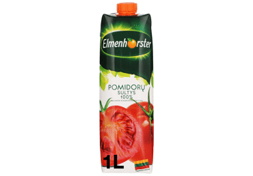 Pomidorų sultys ELMENHORSTER (100%), 1 l Pomidorų sultys ELMENHORSTER (100%), 1 l