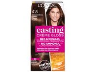 Plaukų dažai L'OREAL CASTING CREME GLOSS, Nr. 418, 1 vnt