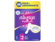 Higieniniai paketai ALWAYS Platinum Super, S2, 26vnt