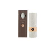 Kvepianti palmių vaško žvakė balta CANDLE FAMILY, 16 cm