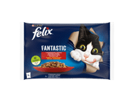Konservuotas kačių ėdalas FELIX su mėsa, 340 g