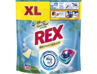 Skalbiamosios kapsulės REX POWER CAPS AROMATHERAPY WHITE, 36 vnt.