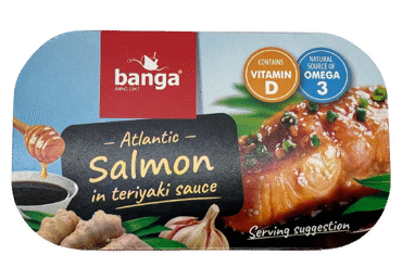 Lašiša BANGA su terijakio padažu, 120 g