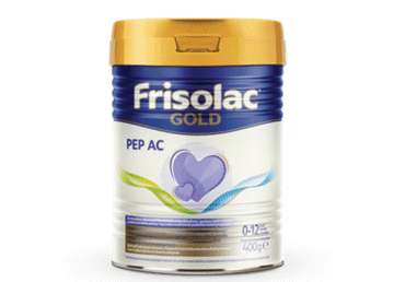 Pieno mišinys FRISOLAC GOLD PEP AC alerg. kūdik.(0-12 mėn.), 400 g