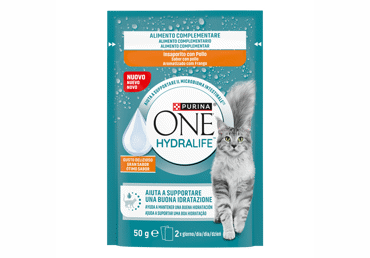 ONE HYDRALIFE pašaro papildas suaugusioms katėms vištienos skonio 50 g