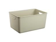 Plastikinė daiktadėže, 40 L,smėlio spalvos