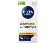 Drėkinamasis veido kremas NIVEA Men Sensitive su Spf 15, 75 ml