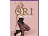 Moteriškos pėdkelnės ORI Control Body70, 4 dydis, nero