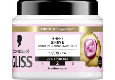 Plaukų kaukė GLISS 4IN1 Shine, 400 ml
