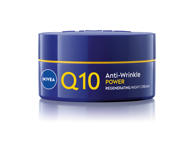 Naktinis kremas NIVEA Q10 Anti-wrinkle Power giliai regeneruojantis, 50 ml
