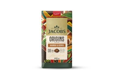 Malta kava JACOBS ORIGINS UGANDA & KENYA, 450 g