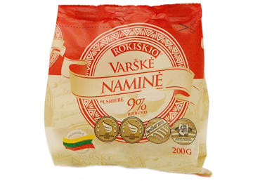 ROKIŠKIO NAMINĖ varškė, 9 % rieb., 200 g