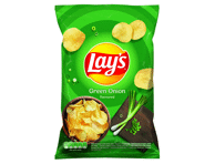 Bulvių traškučiai LAY'S, svogūnų laiškų skonio, 130 g