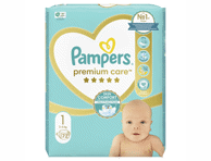 Sauskelnės PAMPERS Premium Care, Value Pack, 1 dydis, 72 vnt.