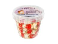 Surimio krevetės česnakų skonio aliejuje, formuotos, 320 g